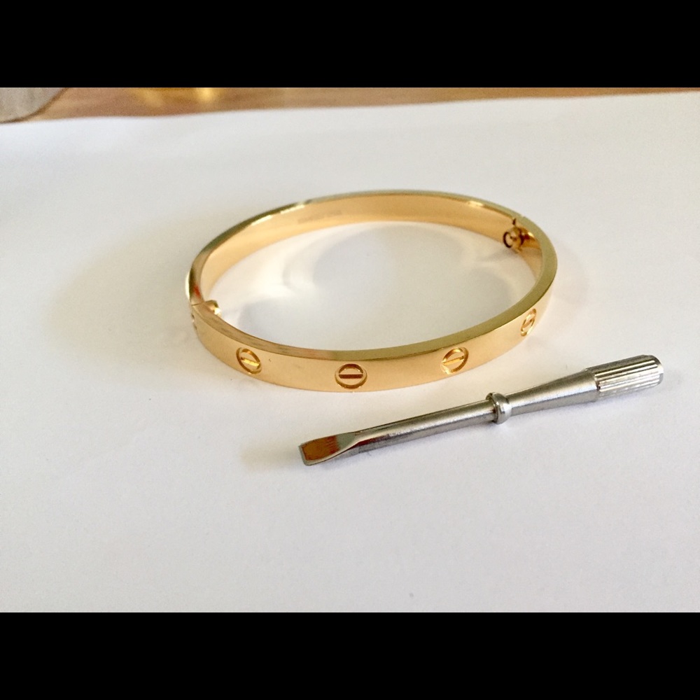 Stainless Steel gold bracelet